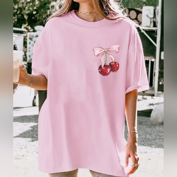 Cherry Charm Tee | Sweetheart Edition - Blush Charm - Picture 2 of 4